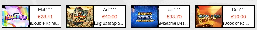 Manga Casino Winnaars